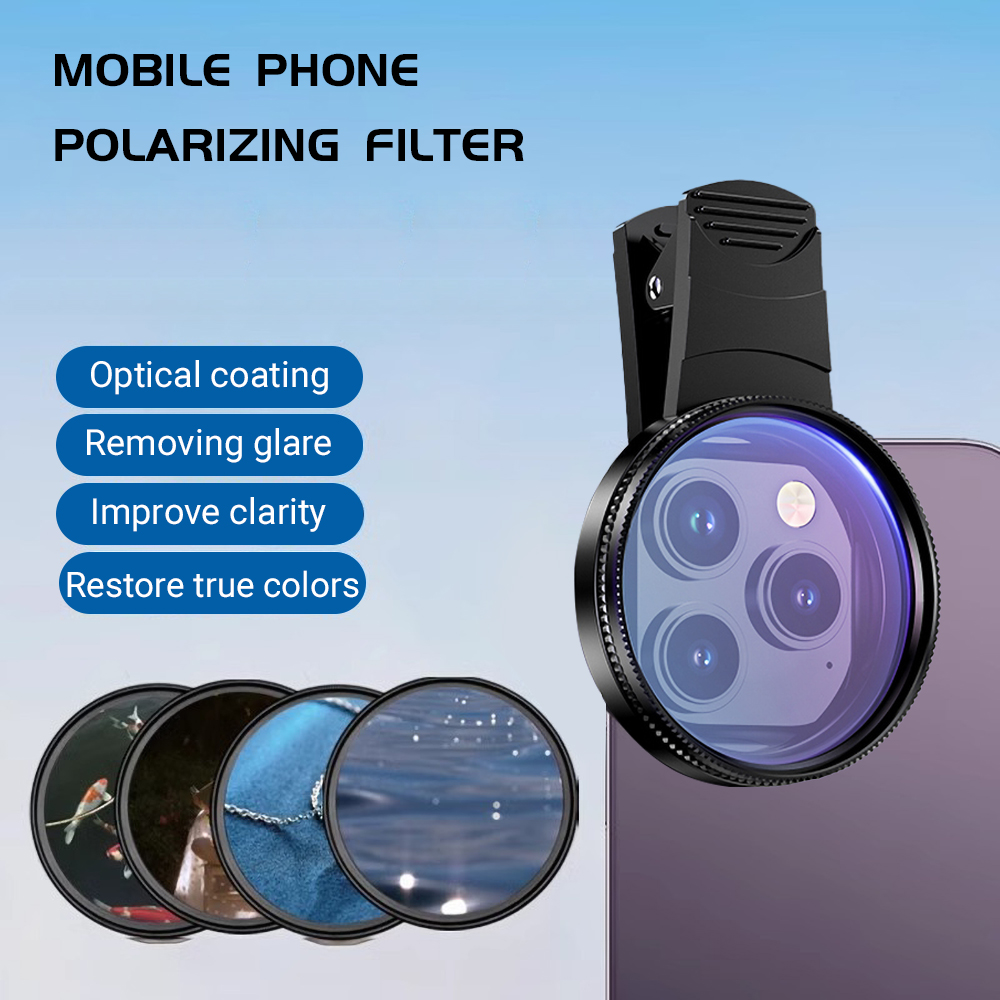 Phone Accessories And Gadgets - 52MM mobiele telefoonlens Universele polarisatorkamera met
