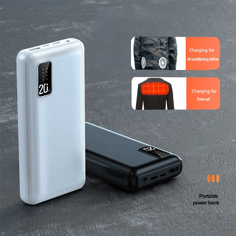 Portable Charger 20000Mah - JayoWade 12V DC-uitgang Power Bank 20000mAh