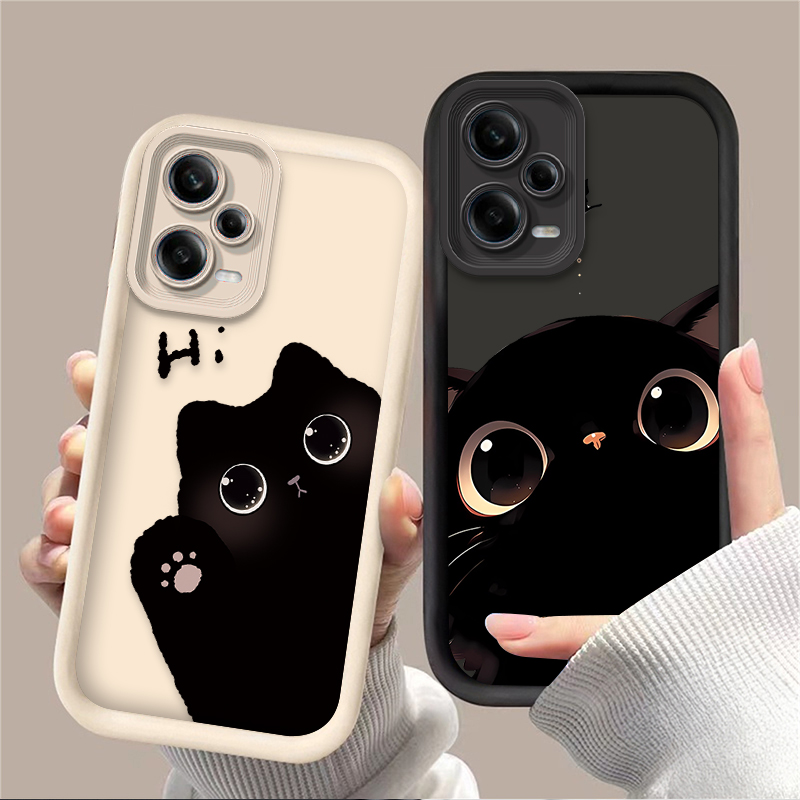Xiaomi Phone Accessories - Mooie Big Eyed Cat telefoonhoes voor