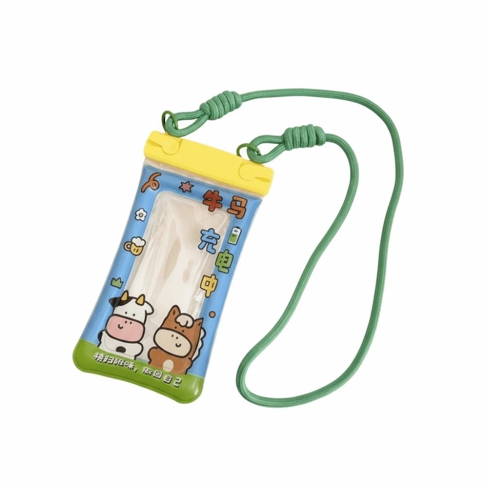 Waterproof Phone Bag - Verstelbare riem Waterdichte telefoontas Lichtgewicht cartoon