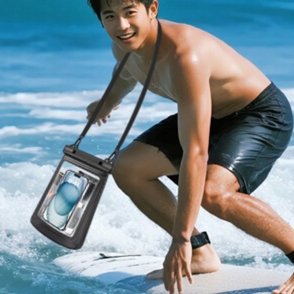 Waterproof Phone Bag - Waterdichte mobiele telefoonhoes met aanraakscherm, IPX8