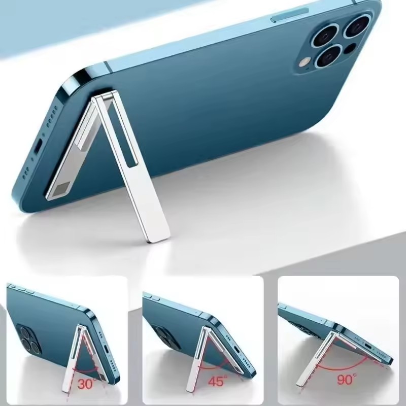 Phone Accessories And Gadgets - Magnetische ultradunne opvouwbare telefoonhouder van metaallegering,