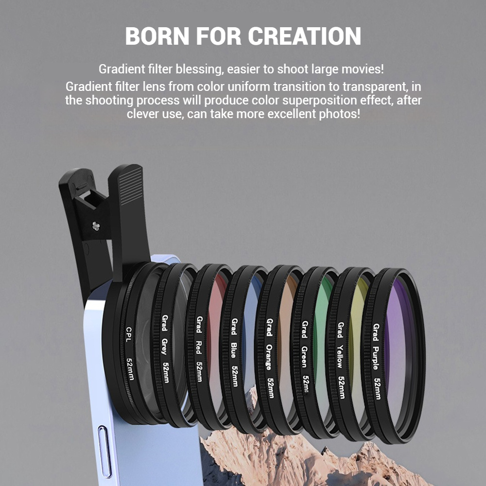 52MM mobiele telefoonlens Univ - Phone Accessories And Gadgets recensie en prijs