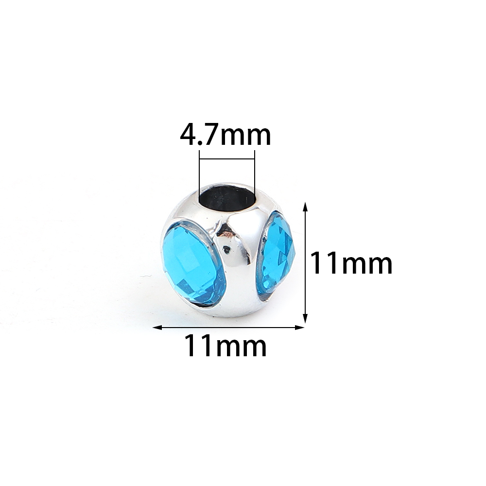 10 stuks/set, 11 mm, gekleurde - Phone Accessories Beads recensie en prijs