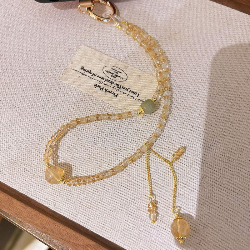 Natuurlijke gele kristallen te - Yellow Phone Accessories recensie en prijs