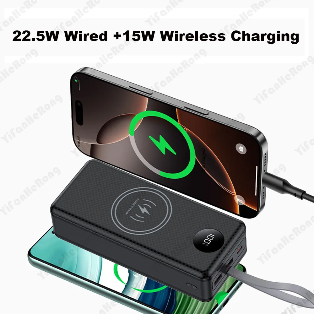 22,5 W Snel opladen 15 W Draad - Portable Charger 20000Mah recensie en prijs