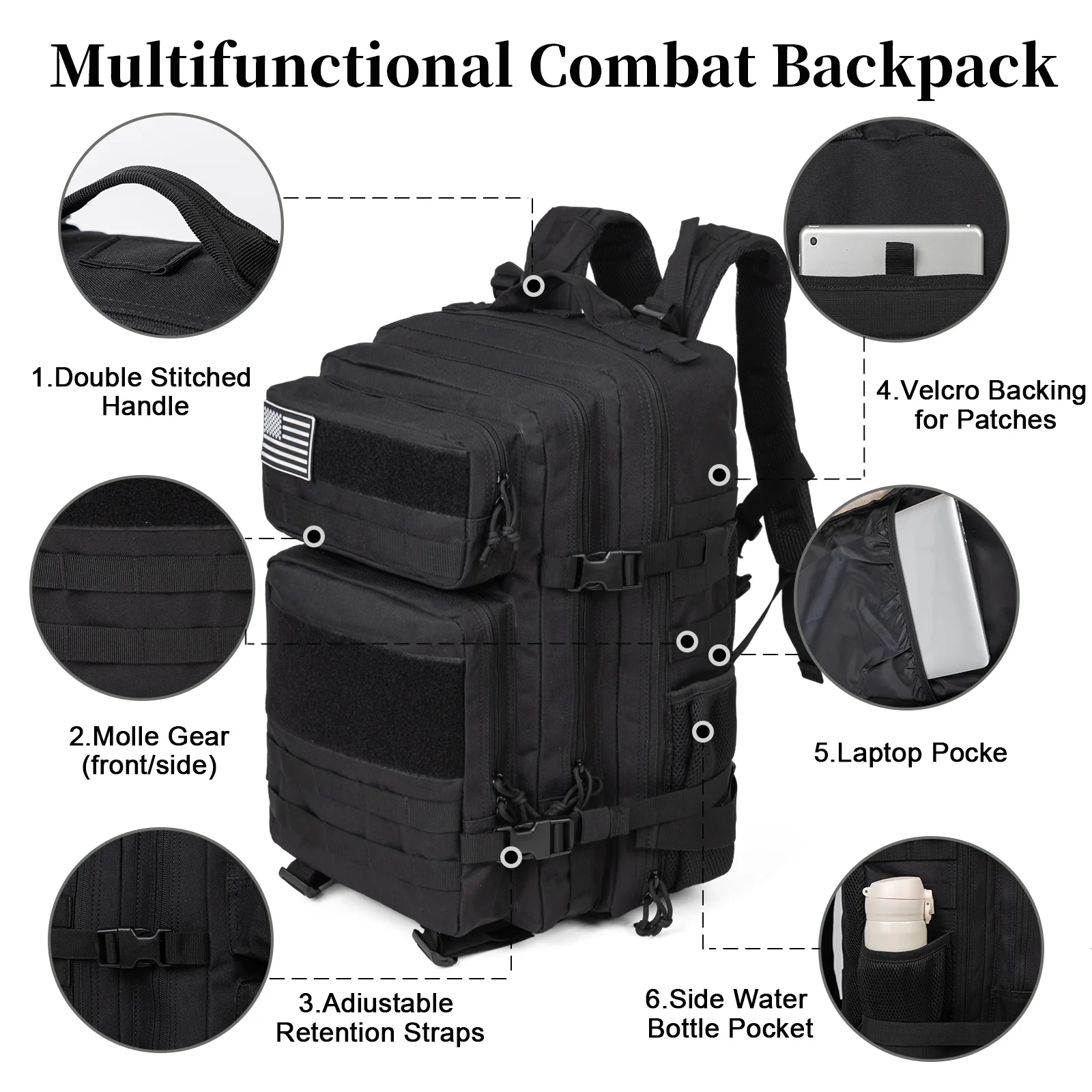 60L Militaire Tactische Rugzak - Waterproof Phone Bag recensie en prijs