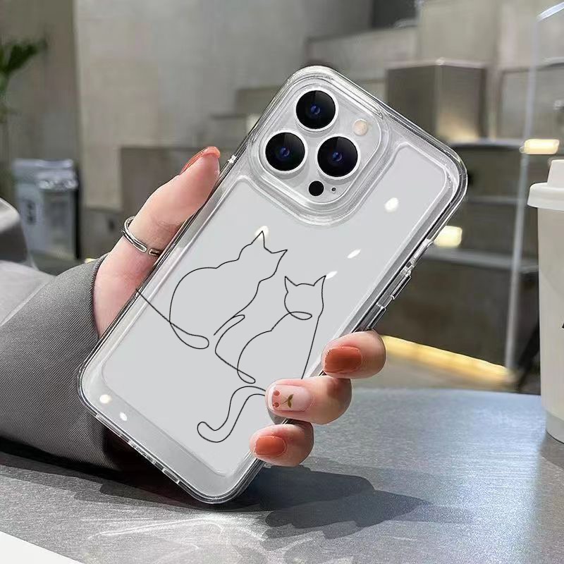 Schattige Line Cat Anti-drop T - Xiaomi Phone Accessories recensie en prijs