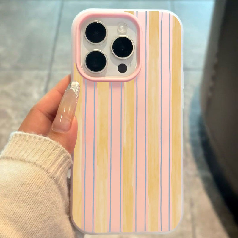 Stijlvolle geel gestreepte tel - Yellow Phone Accessories recensie en prijs