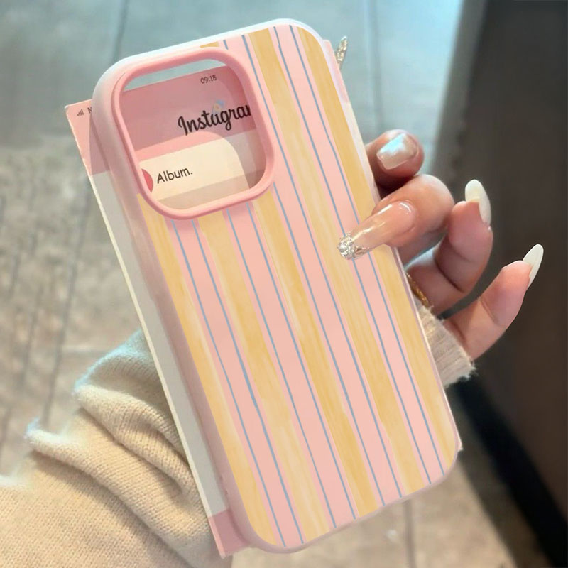 Stijlvolle geel gestreepte tel - Yellow Phone Accessories recensie en prijs
