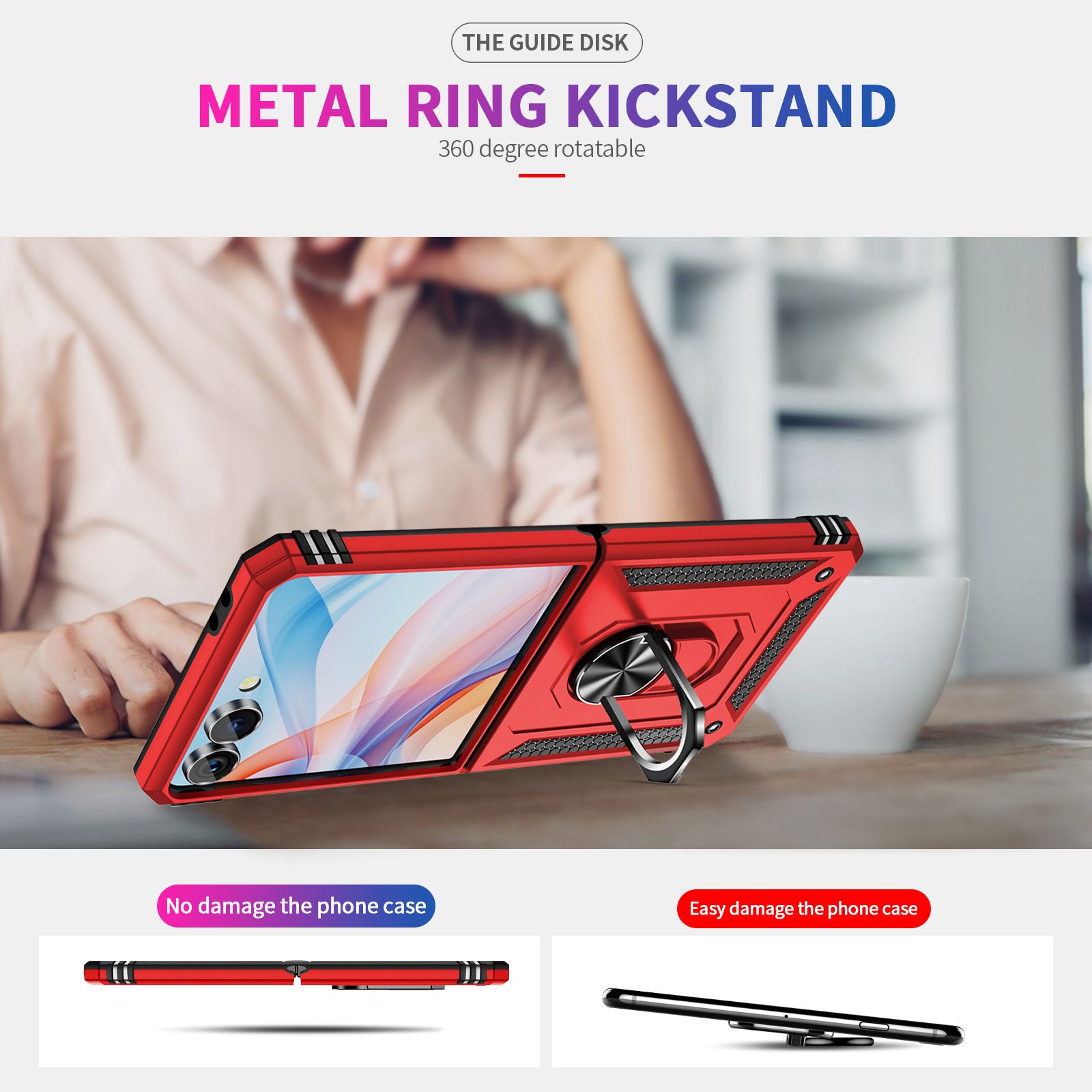 Militaire kwaliteit schokbeste - Phone Accessories Ring Holder recensie en prijs