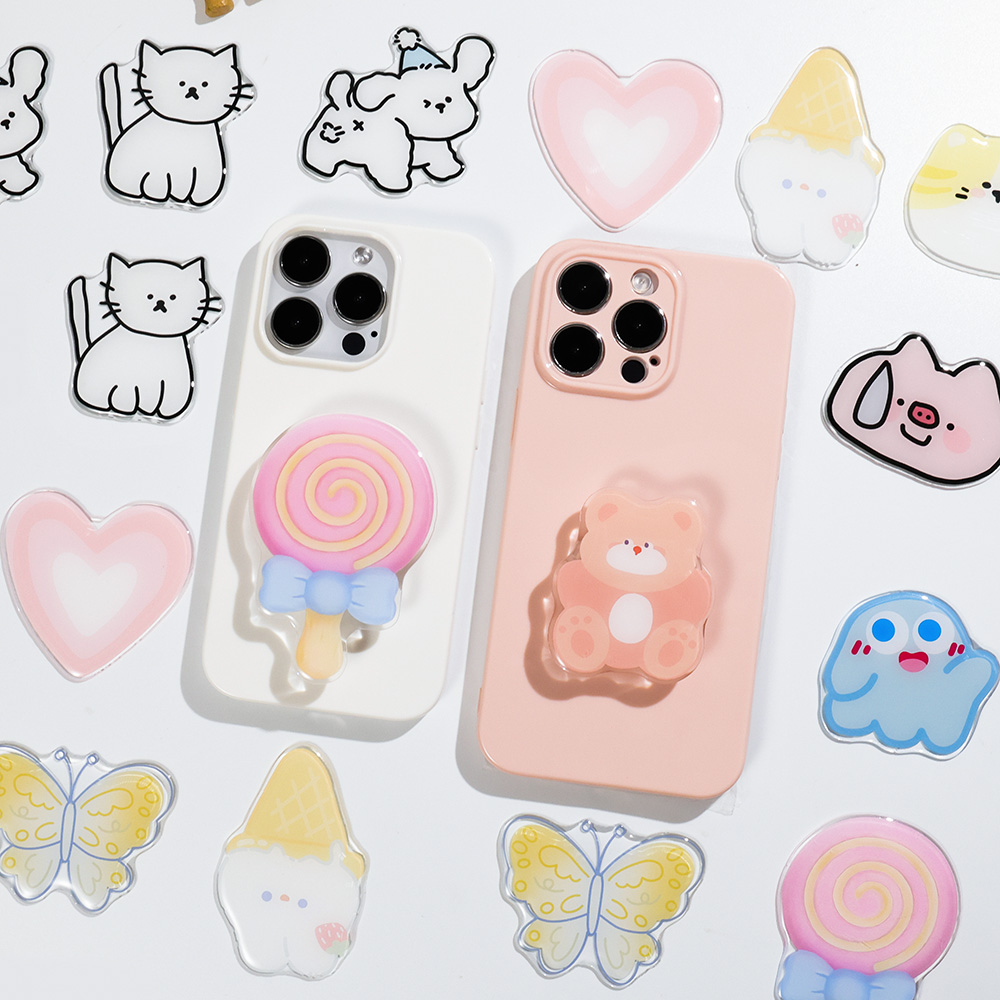 Leuke Cartoon Grip Tok Acryl O - Phone Accessories And Gadgets recensie en prijs