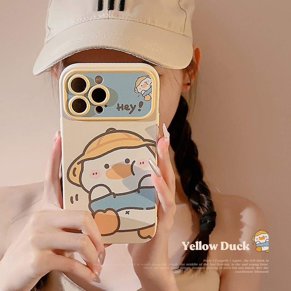 Koreaanse cartoon gele eend te - Yellow Phone Accessories recensie en prijs