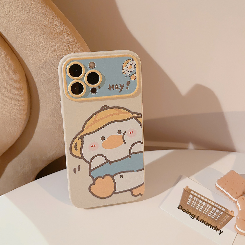 Koreaanse cartoon gele eend te - Yellow Phone Accessories recensie en prijs