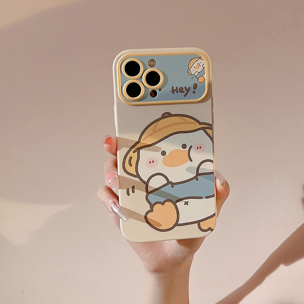 Koreaanse cartoon gele eend te - Yellow Phone Accessories recensie en prijs