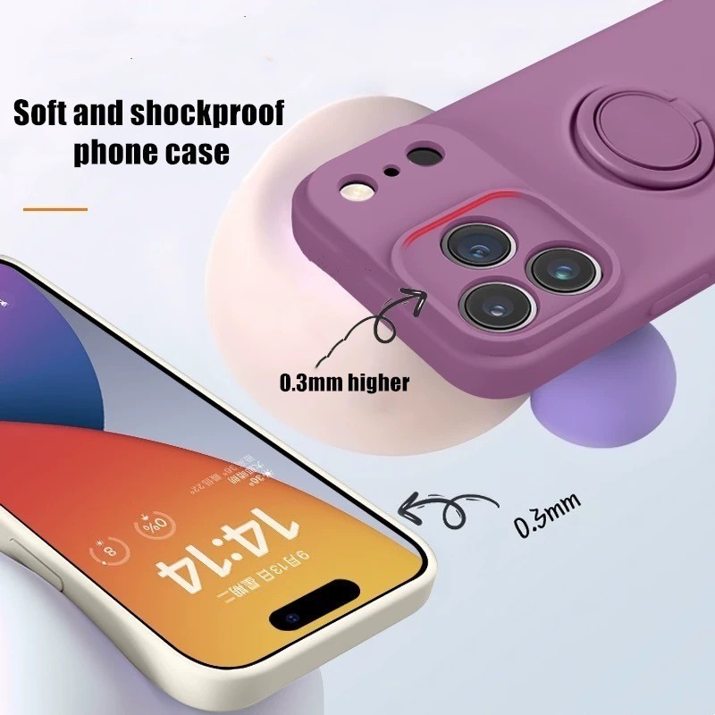 Vloeibare siliconen ringstanda - Phone Accessories Ring Holder recensie en prijs
