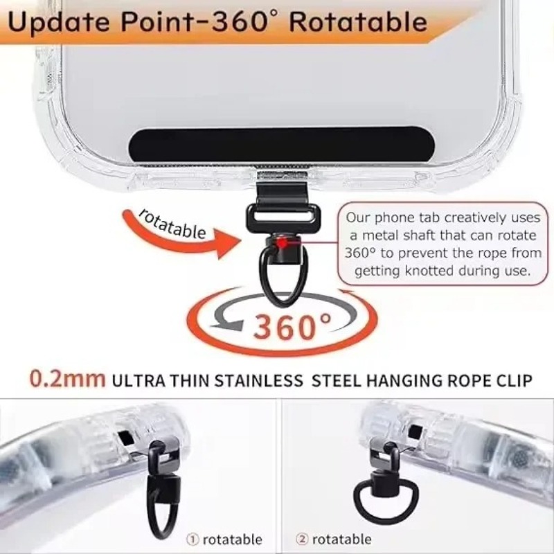 360° Draaibare Telefoon Lanyar - Phone Accessories Ring Holder recensie en prijs