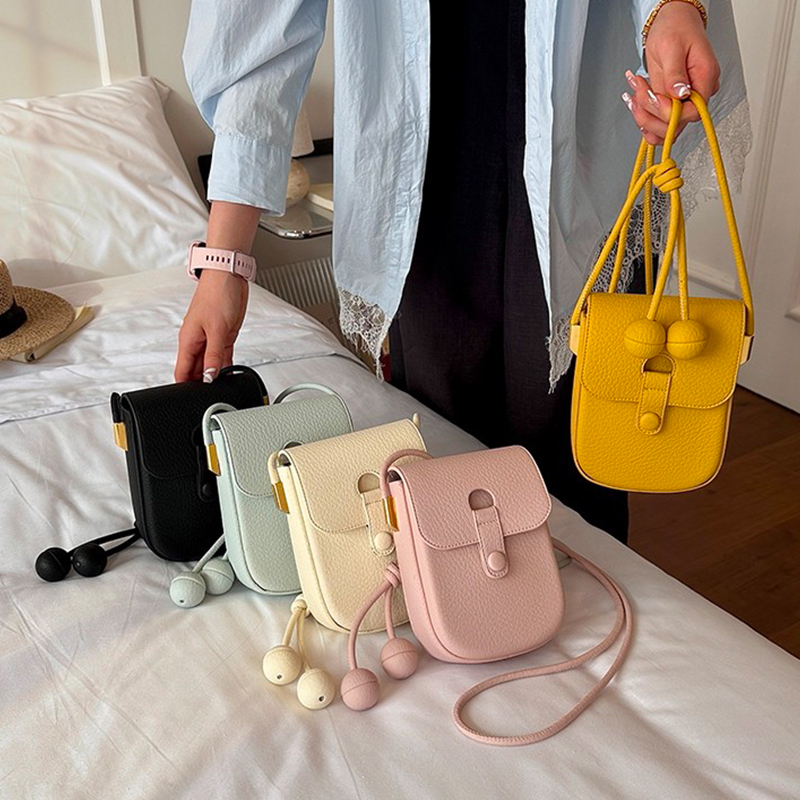 Luxe merk mini gele crossbody  - Yellow Phone Accessories recensie en prijs