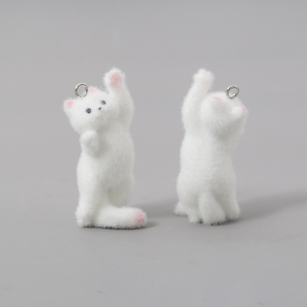 2 stuks Flocking Little Cat Ha - Phone Accessories Jewelry recensie en prijs